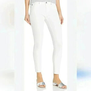 Adriano Goldschmied White Super Skinny  Ankle Jeans Size 30 Legging Ankle Denim